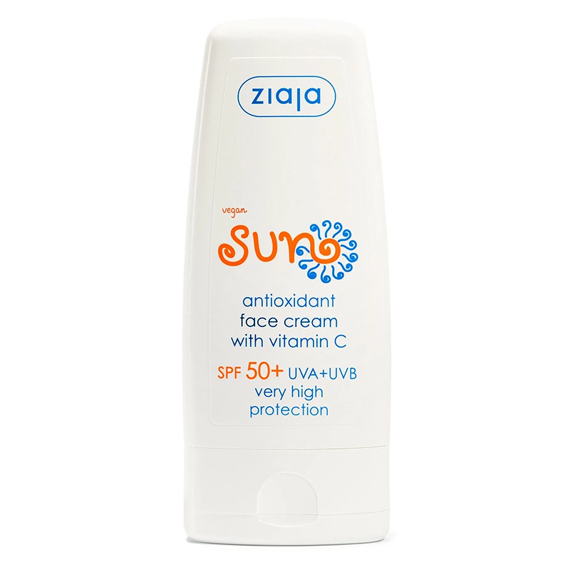 Opalovací krém Ziaja SPF 50+ antioxidační s vitamínem C, 50 ml