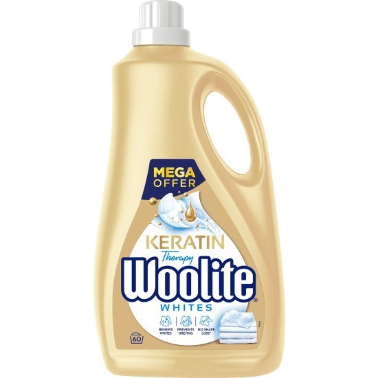 Prací gel Woolite Extra White Brilliance prací gel, 60 dávek, 3,6 l