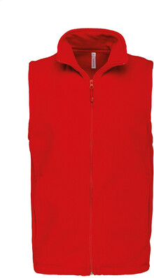 Fleecov zateplen vesta KA913, erven