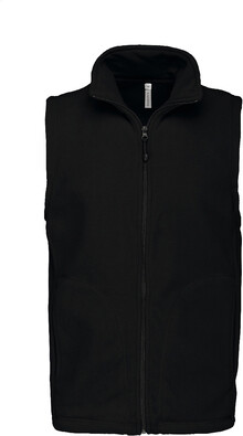 Fleecov zateplen vesta KA913, ern