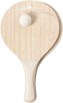 Set na plážový tenis Sandfly, přírodní