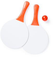 Plážový tenis Negril, oranžová, bílá
