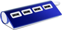 USB hub Wudge, modrá, bílá