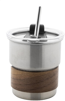 RSS cestovn hrnek Waffee, stbrn