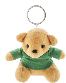 Pvsek na kle s plyovm medvdkem TeddyFob, zelen