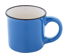 Mini vintage hrnek Woodstock Mini, svtle modr