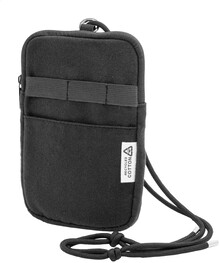 Taka pes rameno z recyklovanho pltna na telefon CanvaFon, ern