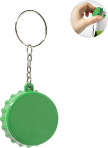 RABS p��v�ek na kl��e s otv�r�kem na lahve Popcap, tmav� zelen�