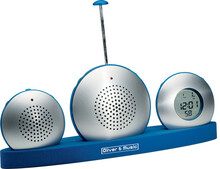 Diktafon-rdio-hodiny Reath, modr