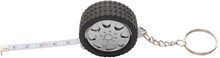 Přívěšek na klíče s metrem Wheel, černá