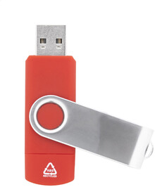 USB flash disk RABS OTG TwistDrive Plus, erven