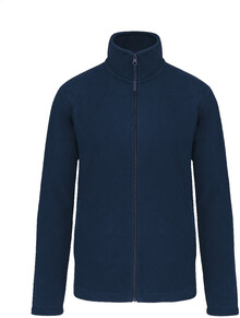 Celoprop�nac� fleecov� bunda KA9102, tmav� modr�