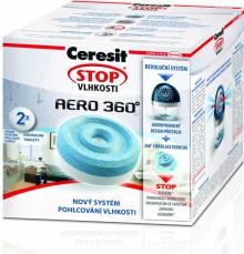 Pohlcovač vlhkosti Ceresit, Aero 360°, náhradní náplň 2x450 g