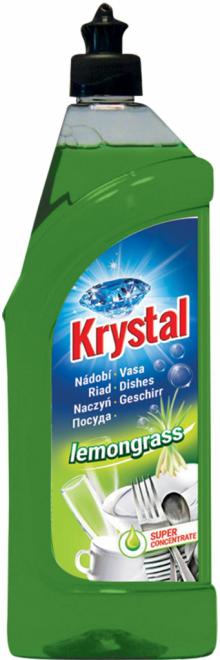 Prostedek na ndob Krystal, lemongrass, 750 ml