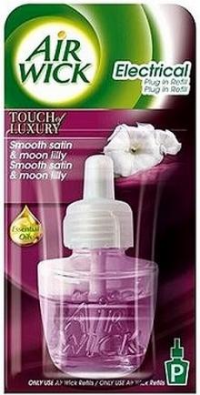 Osvova vzduchu Air Wick Elektric, jemn satn & msin lilie, 19 ml