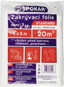 ZAKRVAC FOLIE STANDARD HDPE 4mx5m