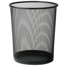 Drátěný odpadkový koš 16 l, černý