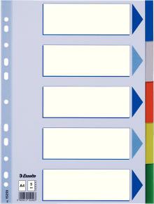 Rozaova Esselte A4, mix barev, 5 list