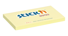 Samolepicí bloček Stick'n by Hopax, 76 x 127 mm, žlutý, 100 lístků