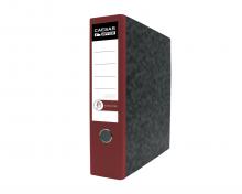Pořadač Executive A4, archivační, 7,5 cm, složená kapsa, červený