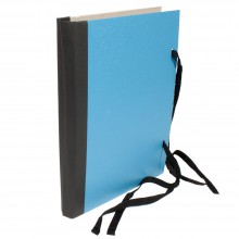 Desky spisov HIT OFFICE A1, s tkanic a hbetem, modr