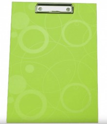 Podloka psac Karton PP NEO COLORI A4, s klipem, zelen