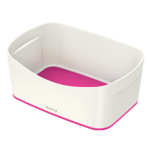 Stolní box Leitz MyBox, bílý/růžový