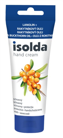 KRÉM NA RUCE ISOLDA 100ml ochranný s lanolinem, modrý