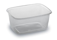 Miska hranatá, průhledná, 100 ks, 250 ml