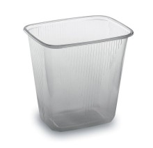 Miska hranatá, průhledná, 100 ks, 500 ml