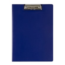 Podloka psac Karton PP Classic A4, s klipem, s kapsou, uzavrateln, plastov, modr