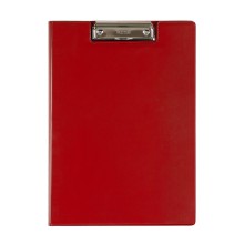 Podloka psac Karton PP Classic A4, s klipem, s kapsou, uzavrateln, plastov, erven