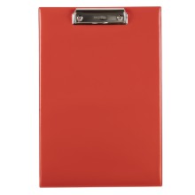 Podloka psac Karton PP Classic A4, s klipem, plastov, erven
