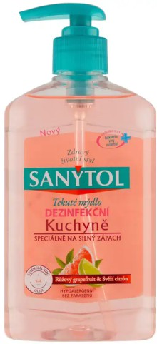 Tekuté mýdlo Sanytol, dezinfekční, citrus, 250 ml
