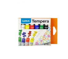 Temperové barvy Luma, 6 ks