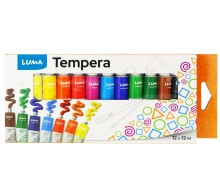 Temperové barvy Luma, 12 ks