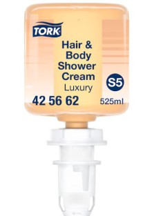 Sprchov gel na vlasy a tlo Tork 425662, mini, vn Argnov vanilka, 525 ml, systm S5