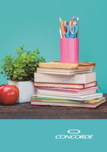 Z�znamn� kniha CONCORDE, A6, linka, 100 list�