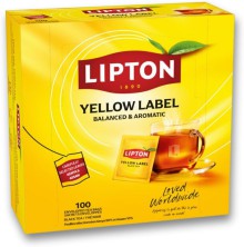 �aj �ern� LIPTON Yellow Label 100x2g
