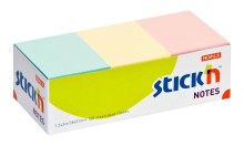 Samolepic� blo�ek Stick'n�by�Hopax, 38�x�51 mm, pastel mix, 12�x�100�l�stk�