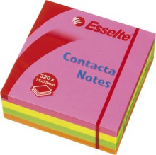 Samolep�c� blo�ek CONTACTA NOTES, 75 x 75 mm, 4 x 80 l�stk�