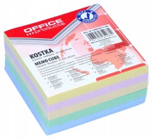 Blok �pal��ek OFFICE Products, 85 � 85 mm, nelepen�, pastelov� mix barev