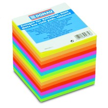 Blok �pal��ek DONAU, 90 � 90 mm, lepen�, mix neonov�ch barev