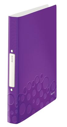 Poada Leitz 180 WOW A4, 2,5 cm, mkk desky, purpurov