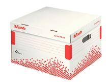 Krabice archivan Esselte Speedbox M, 36,7 x 26,3 x 32,5 cm, bl-erven
