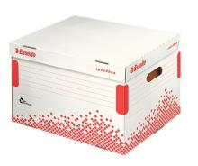 Krabice archivan Esselte Speedbox, 39,2 x 30,1 x 33,4 cm, bl-erven