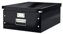 Krabice Esselte Click&Store A3, 36,9  48,4  20 cm, velikost L, ern