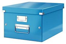 Krabice Esselte Click&Store A4, 28,1  36,9  20 cm, velikost M, modr