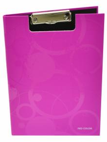 Podloka psac Karton PP NEO COLORI A4, s klipem, rov