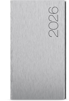 Diář týdenní JAKUB 75x150 ForMen, Silver